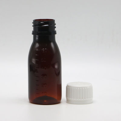 Устойчивая к подделке крышка PET 2OZ 60 мл бутылка для сиропа от кашля для масляного контейнера для хранения