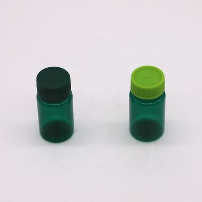 Прозрачные пластиковые жидкие флаконы из ПЭТ 20ML/ CC с крышками в индивидуальном цвете и круглой форме