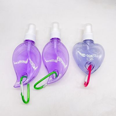 ПЭТ сердце / листье формы пластиковой бутылки с подвесным ключевой цепочкой ошейник материал ПЭТ