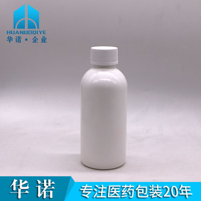 Этикетки на заказ 200 мл HDPE пустая бутылка для сиропа и полоскания рта