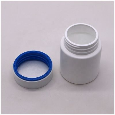 100 мл HDPE пластиковая бутылка прямой круглой банки для капсул