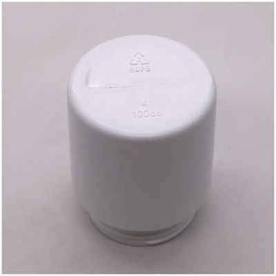 100 мл HDPE пластиковая бутылка прямой круглой банки для капсул