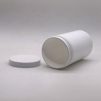 600 мл 20 унций ПЭТ пустые HDPE прямые круглые пластиковые порошковые медицинские контейнеры с винтовой крышкой