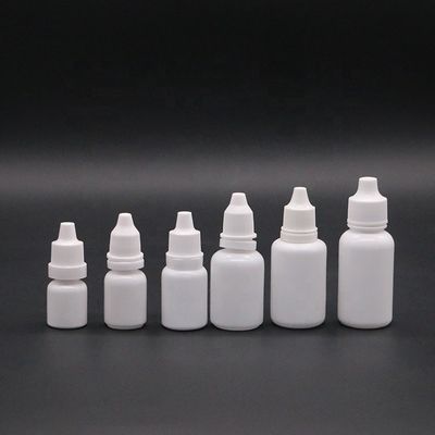 Пустые пластиковые бутылки для капель из LDPE 10 мл с индивидуальными цветами и крышками