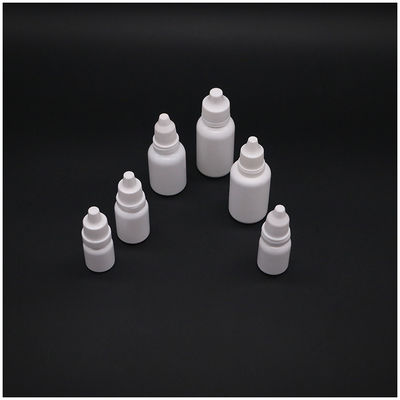 Бутылка для капель с жидкостью для глаз из пластмассы LDPE 10 мл с индивидуальными цветами и защищенной от подделок крышкой