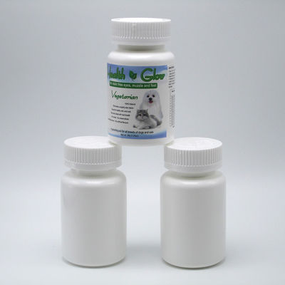 4OZ 120ML HDPE белый черный пустой пластиковый бутылка для таблеток Витамины капсулы изготовлены
