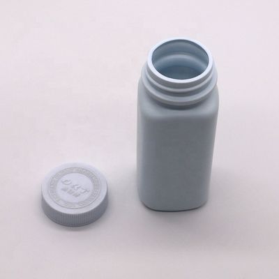 120cc HDPE квадратная лекарственная пластмассовая таблетка капсула таблетка бутылка для лекарств