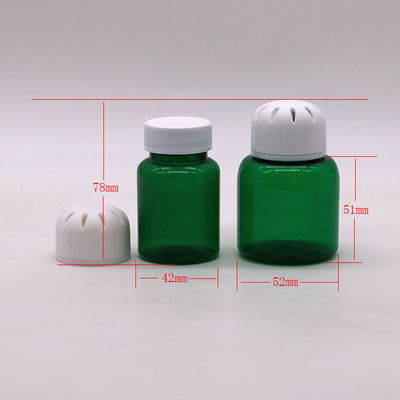 90ml/3OZ Квадратная ПЭТ Пластиковая таблетка Капсула Таблетка для твердой специи Опаковка Бесплатный образец