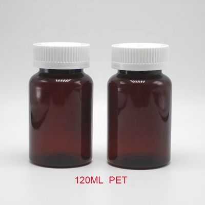 2OZ 60ML PET янтарная черная пластиковая бутылка с крышкой CRC для упаковки лекарственных добавок
