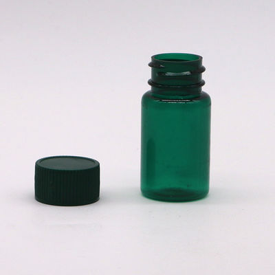 Прозрачные пластиковые жидкие флаконы из ПЭТ 20ML/ CC с крышками в индивидуальном цвете и круглой форме