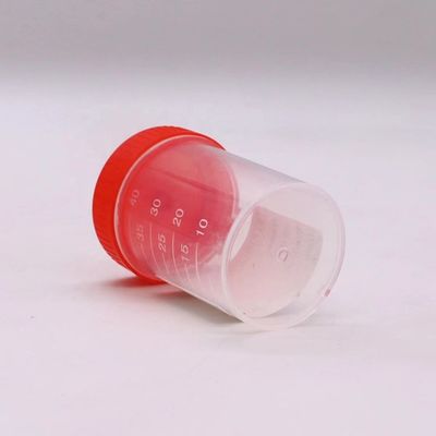 50 ml/60 ml PP пластиковый стакан для сбора стула для бутылки для проб в лабораторных принадлежностях