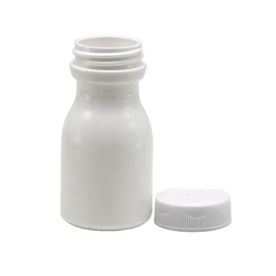Скруб кап уплотнение тип 60мл Боулинг формы HDPE пластиковой бутылки для хранения добавки