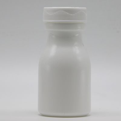 Скруб кап уплотнение тип 60мл Боулинг формы HDPE пластиковой бутылки для хранения добавки