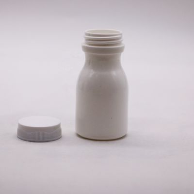 Скруб кап уплотнение тип 60мл Боулинг формы HDPE пластиковой бутылки для хранения добавки