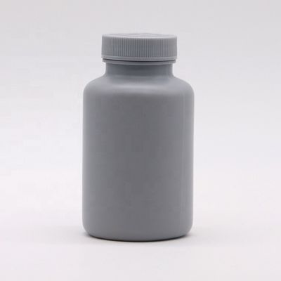 Мат 200 мл HDPE серебряно-серая пластиковая бутылка для настраиваемой упаковки твердого лекарственного средства
