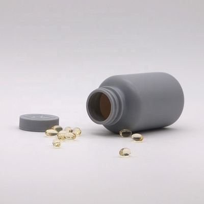Мат 200 мл HDPE серебряно-серая пластиковая бутылка для настраиваемой упаковки твердого лекарственного средства