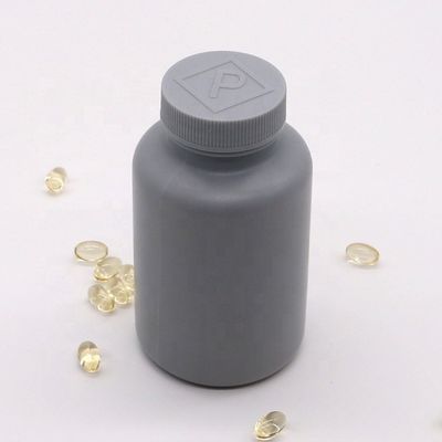 Мат 200 мл HDPE серебряно-серая пластиковая бутылка для настраиваемой упаковки твердого лекарственного средства