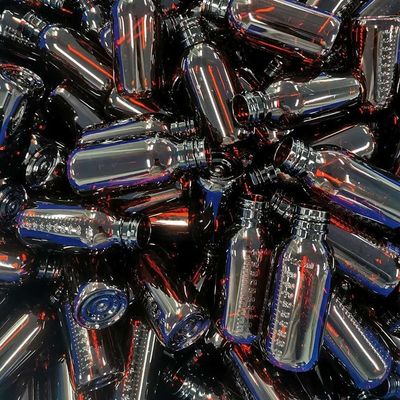 Персонализированный логотип Фармацевтического класса 100 мл бутылка для сиропа от кашля PET с винтовой крышкой