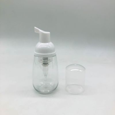 40 мл PET мини-пенообразующая бутылка для ухода за кожей OEM цвет/печать PET очиститель лица