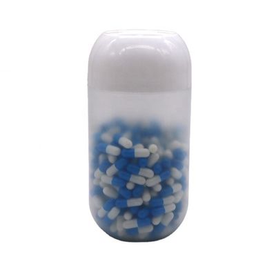 Винтовая крышка 550ML PP капсулообразная пластиковая пищевая банка для печенья