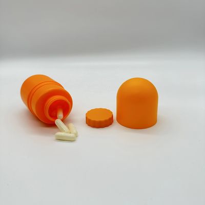 Экранная печать HDPE пластиковая бутылка капсулы для капсул таблеток