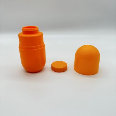 Экранная печать HDPE пластиковая бутылка капсулы для капсул таблеток