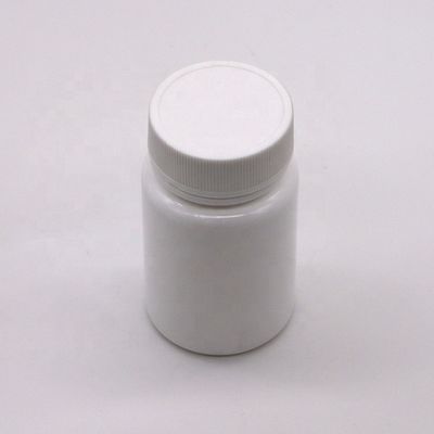 Бутылка из HDPE пластиковой бутылки емкостью 45 мл с винтовой крышкой и услугой по печати меток на заказ