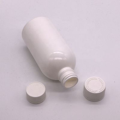 Скрин-печать 100 мл / 200 мл 250 мл HDPE белая пустая бутылка с детской крышкой