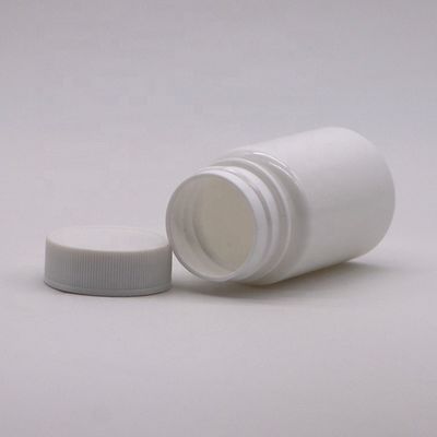 Бутылка из HDPE пластиковой бутылки емкостью 45 мл с винтовой крышкой и услугой по печати меток на заказ