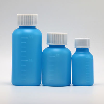 Промышленная медицина 60 мл/2 унции HDPE сироп бутылка Бело-синий непрозрачный антиультрафиолетовый