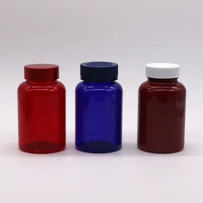 ПЭТ пустая пластиковая капсула таблеток бутылка с CRC винтом Flip Top Caps 175ML/CC/6OZ