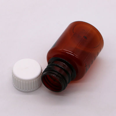 2OZ/60ml/cc PET Brown Medicine Grading Scale жидкая упаковочная бутылка для сигаретного масла
