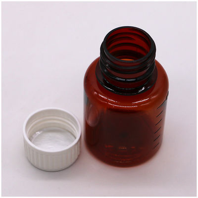 2OZ/60ml/cc PET Brown Medicine Grading Scale жидкая упаковочная бутылка для сигаретного масла