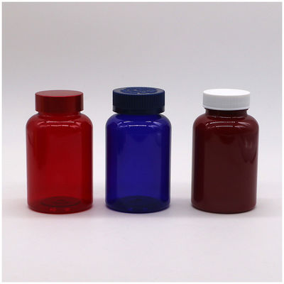 ПЭТ пластиковый тип 175ML/6OZ капсулы таблеток бутылка лекарства с CRC винтом Flip Top Caps