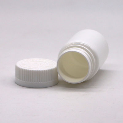 50 мл PE Круглой формы HDPE Пластиковая бутылка для лекарств Твердые таблетки Капсулы Хранение