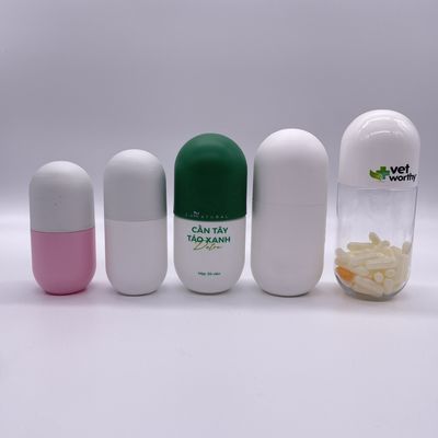 120 мл/130 мл/180 мл/200 мл/250 мл HDPE пластиковая капсульная бутылка для витаминных добавок