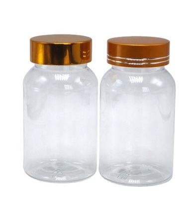 120 мл Широкого рта Flip Top Cap PET бутылка для индивидуальной бутылки таблеток Контейнер добавки