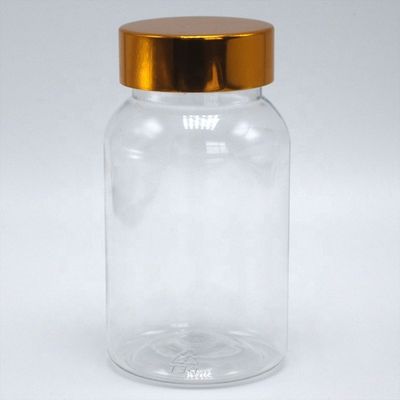 120 мл Широкого рта Flip Top Cap PET бутылка для индивидуальной бутылки таблеток Контейнер добавки