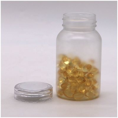 120 мл Широкого рта Flip Top Cap PET бутылка для индивидуальной бутылки таблеток Контейнер добавки