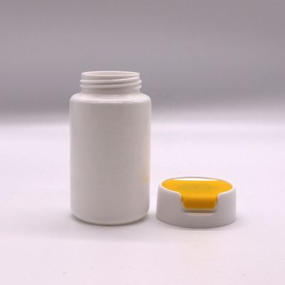 PE материал 120 мл Круглой формы HDPE пластиковая бутылка для твердой таблетки и капсулы хранения