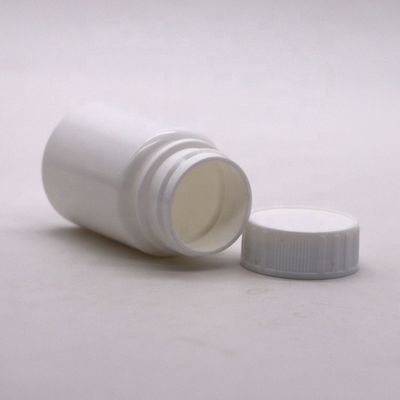 30 мл емкости HDPE портативный белый пластиковый контейнер для таблеток с детской крышкой