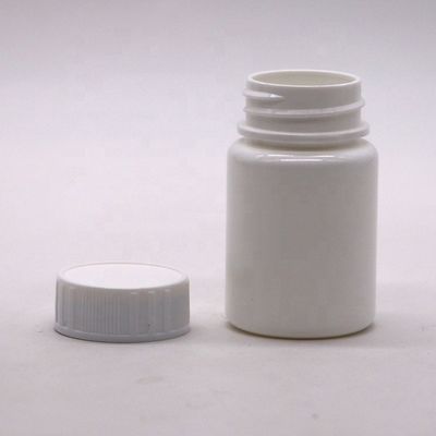30 мл емкости HDPE портативный белый пластиковый контейнер для таблеток с детской крышкой
