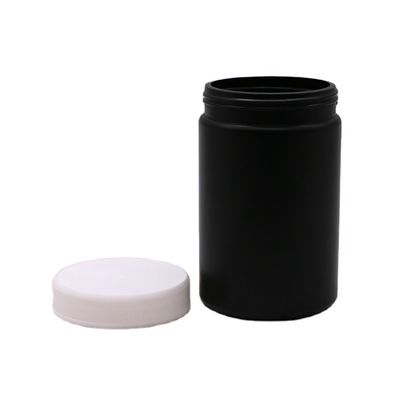 Медицинская промышленность 250 мл HDPE настраиваемая пластиковая пищевая банка с винтовой крышкой и теплоиндукционной подкладкой