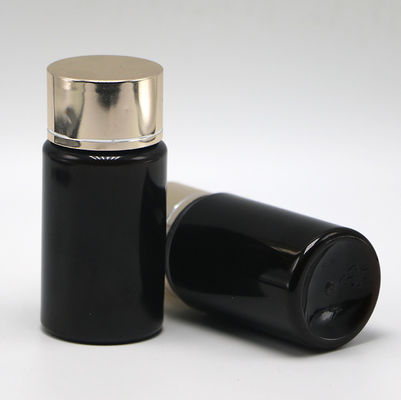 GMP 50ML ПЭТ пластиковые таблетки для лекарственных препаратов Бутылка для таблеток с золотым серебряным покрытием
