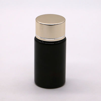 GMP 50ML ПЭТ пластиковые таблетки для лекарственных препаратов Бутылка для таблеток с золотым серебряным покрытием