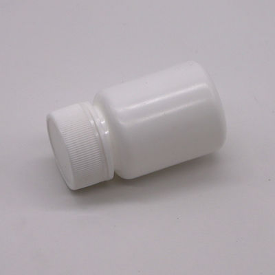 30 мл HDPE портативный белый пластиковый порошок лекарственные таблетки Бутылки таблетки Контейнер с крышкой безопасности для детей