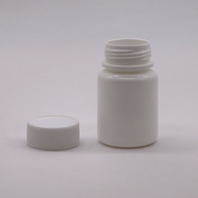 30 мл HDPE портативный белый пластиковый порошок лекарственные таблетки Бутылки таблетки Контейнер с крышкой безопасности для детей