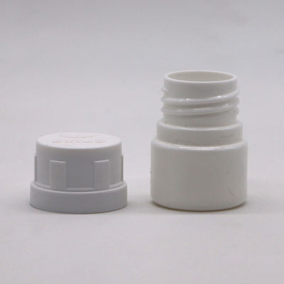 25 мл Белая HDPE пустая заполняемая твердая капсула для химического порошка