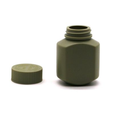 Детская крышка HDPE 60 мл квадратные пластиковые бутылки для таблеток и органических капсул