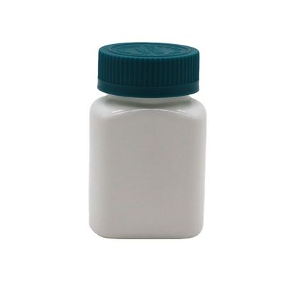 Коробка для хранения лекарств 95 мл квадратная HDPE пластиковая бутылка банка для твердых таблеток капсулы